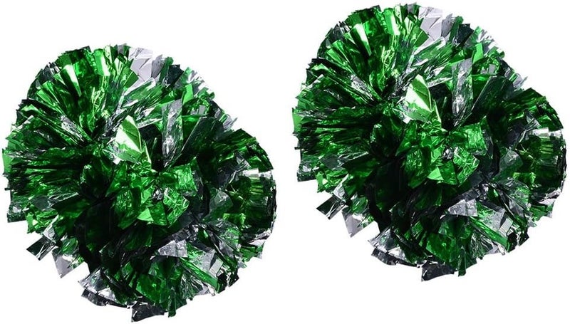 woobles Cheerleading Poms, Plastic Cheerleader Aerobics Pom Poms Pompoms for Dance Party School Sports Competition (1 Pair) - Image 1